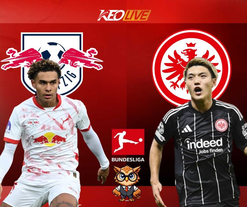 Trận đấu giữa RB Leipzig vs Frankfurt | Keolive