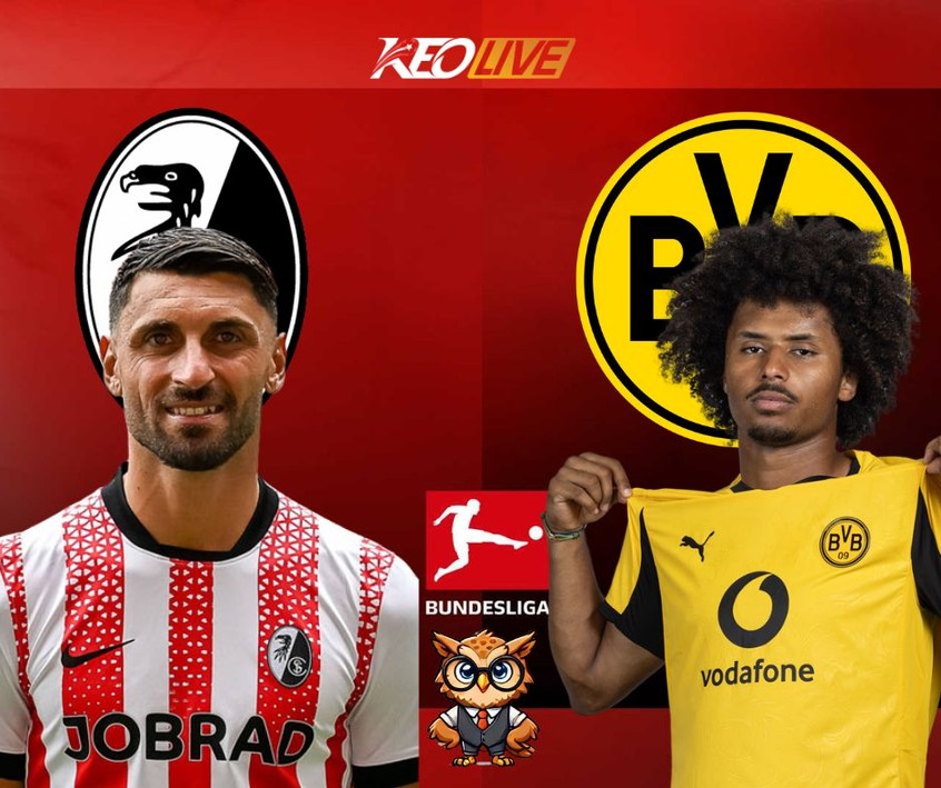 Trận đấu giữa Freiburg vs Dortmund | Keolive