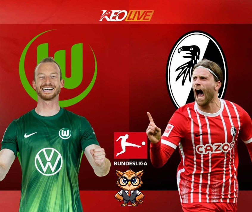 Trận đấu giữa Wolfsburg vs Freiburg | Keolive