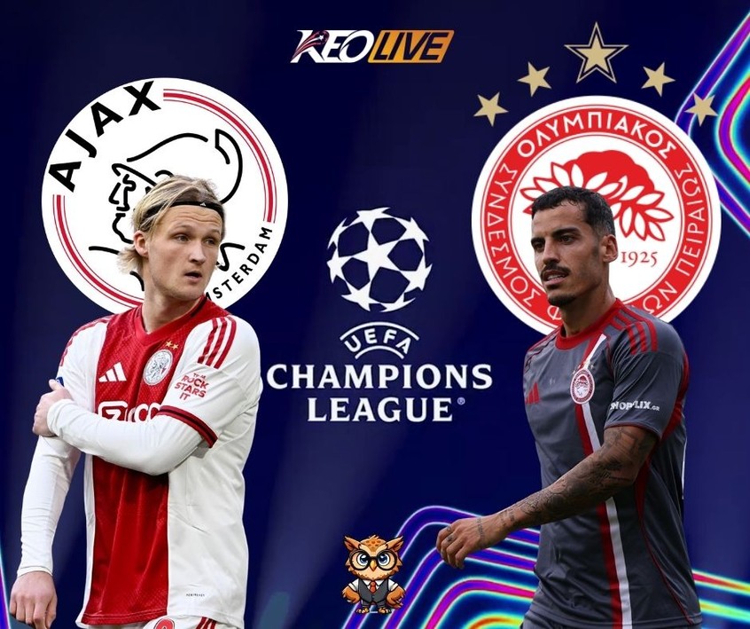 Cuộc đối đầu giữa Ajax vs Olympiacos | Keolive