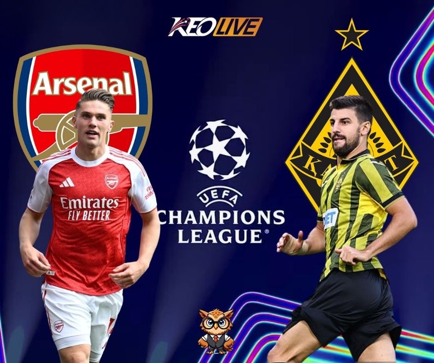 Cuộc đối đầu giữa Arsenal vs Kairat | Keolive
