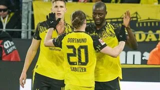 Hình ảnh cho bài Guirassy chấm dứt cơn khát bàn thắng, Dortmund thắng dễ Bremen