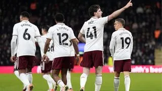 Hình ảnh cho bài Cú đúp của Declan Rice giúp Arsenal lội ngược dòng trên sân Vitality