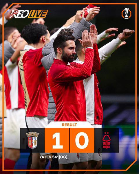 Braga 1-0 Nottingham Forest | Keolive