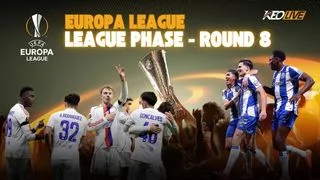 Hình ảnh cho bài Vòng 8 Europa League: Chốt sổ Top 8, kịch tính tới những giây cuối cùng