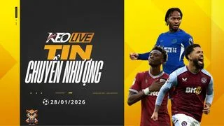 Hình ảnh cho bài Tin chuyển nhượng 28/01/26: Aston Villa tăng tốc, Sterling rời Chelsea