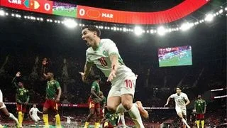 Hình ảnh cho bài Brahim Diaz lập công, Morocco loại Cameroon vào bán kết AFCON