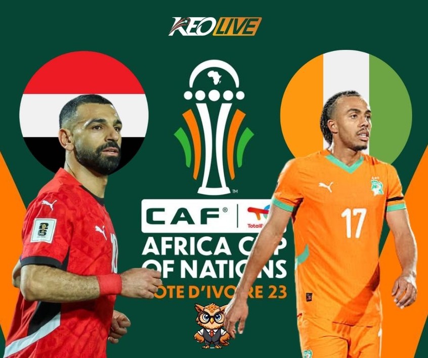 Cuộc đối đầu giữa Ai Cập vs Bờ Biển Ngà | Keolive