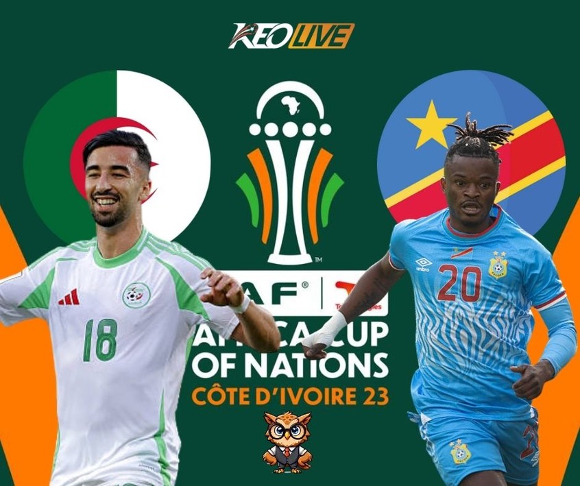Cuộc đối đầu giữa Algeria vs DR Congo | Keolive