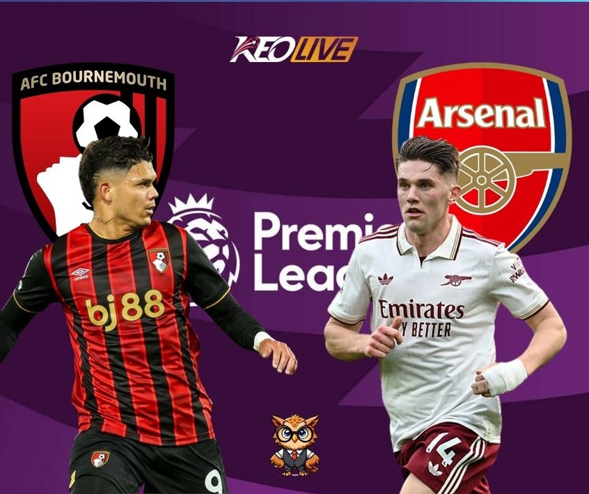 Cuộc đối đầu giữa Bournemouth vs Arsenal | Keolive