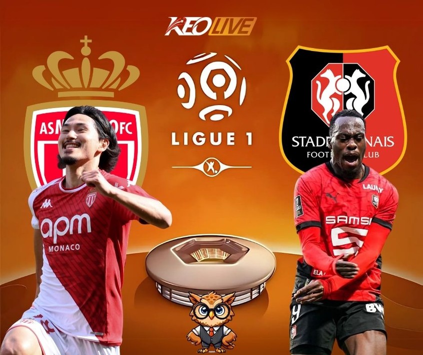  Cuộc đối đầu giữa Monaco vs Rennes | Keolive
