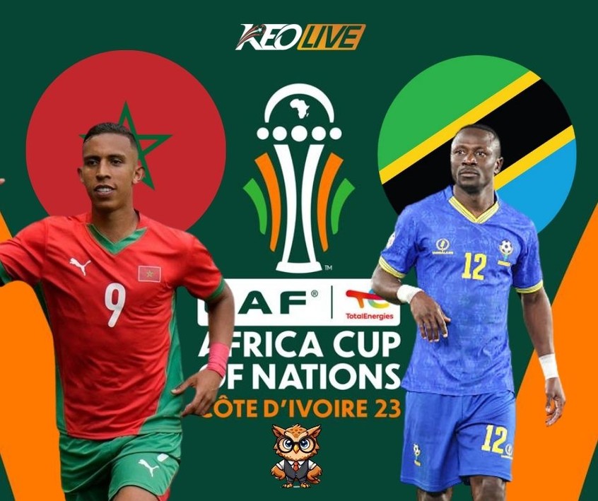 Cuộc đối đầu giữa Morocco vs Tanzania | Keolive