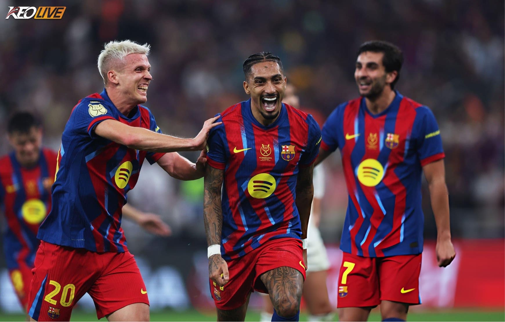 Raphinha mở tỉ số cho trận cầu hấp dẫn | Keolive