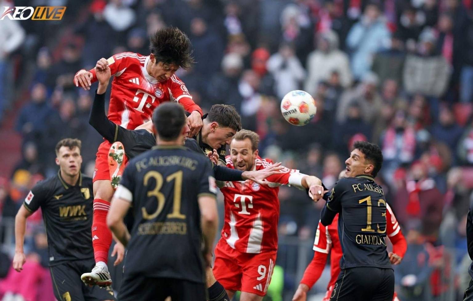 Dien bien Bayern München vs Augsburg 25012026 | Keolive