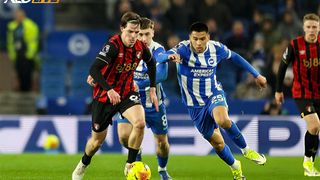 Kostoulas lập siêu phẩm giúp Brighton thoát hiểm ở phút bù giờ