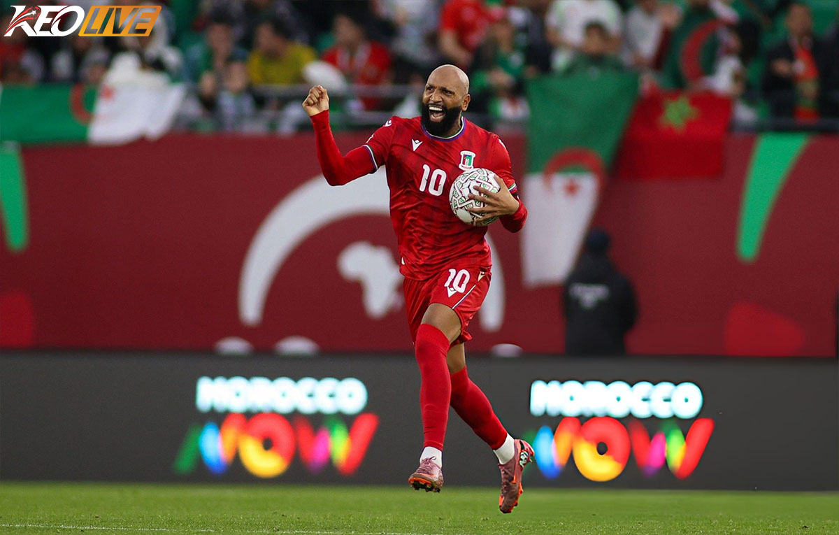 Siêu phẩm của Nsue đem lại bàn thắng danh dự cho Guinea | Keolive