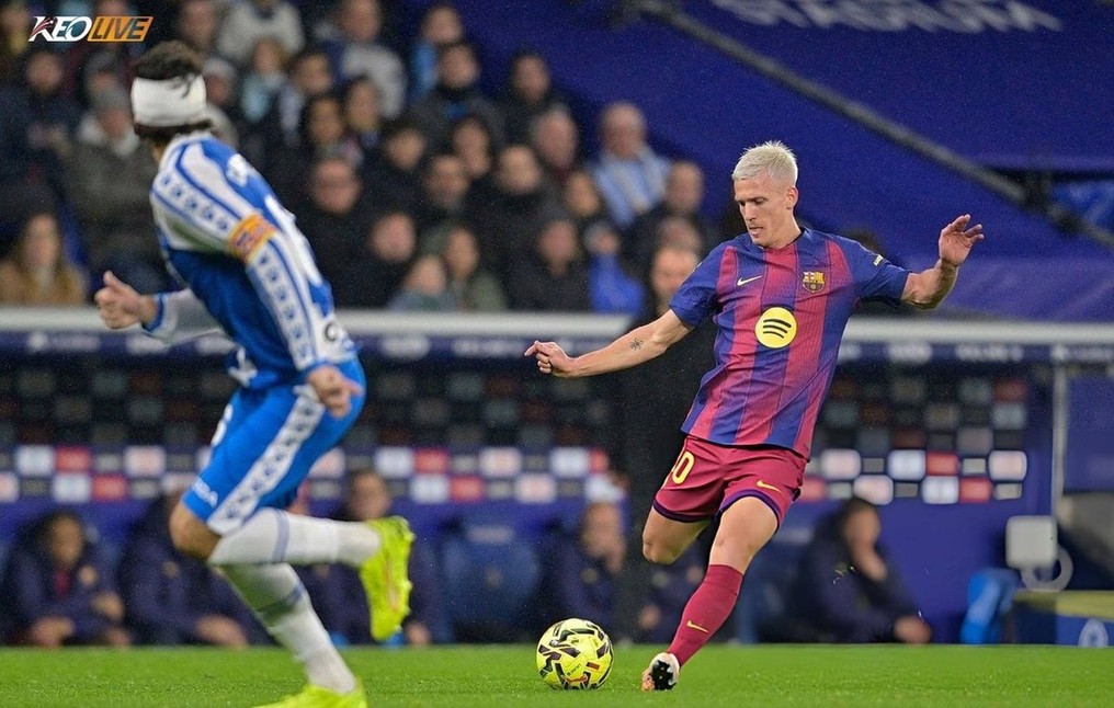 Olmo phá vỡ thế cân bằng ở phút 88 | Keolive