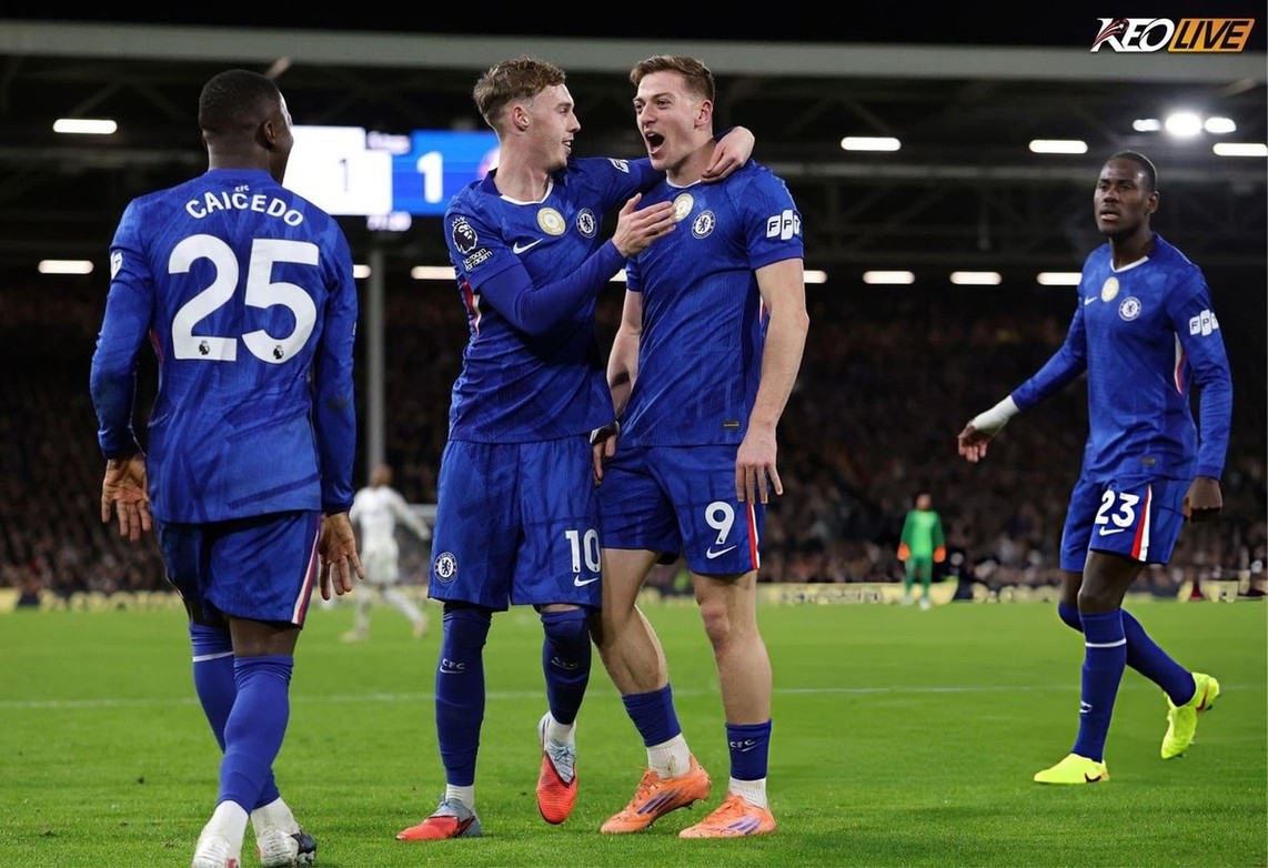 Liam Delap gỡ hòa cho Chelsea | Keolive