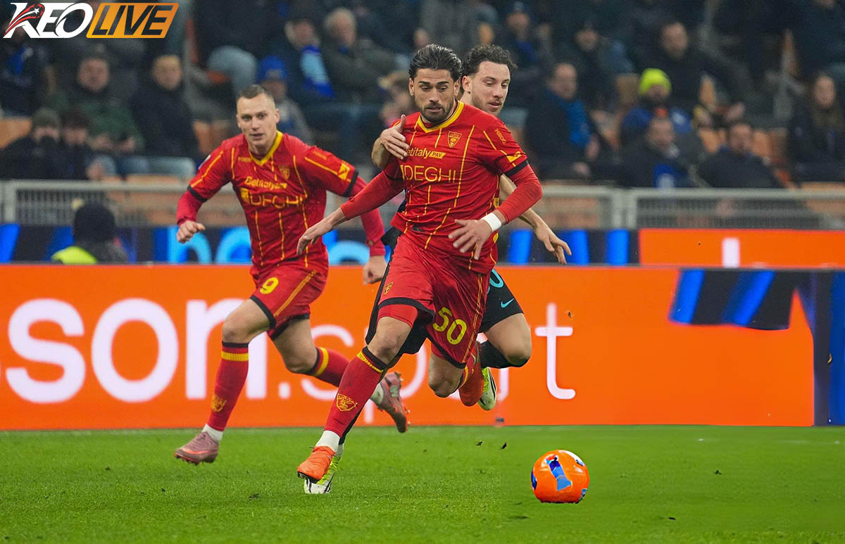 Lecce thi đấu tốt trước Inter trong hiệp 1 | Keolive