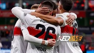 Hình ảnh cho bài Stuttgart bất ngờ đè bẹp Leverkusen với hiệp một hủy diệt