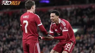 Hình ảnh cho bài Wirtz cùng Ekitike tỏa sáng cuối trận, Liverpool thoát hiểm FA Cup