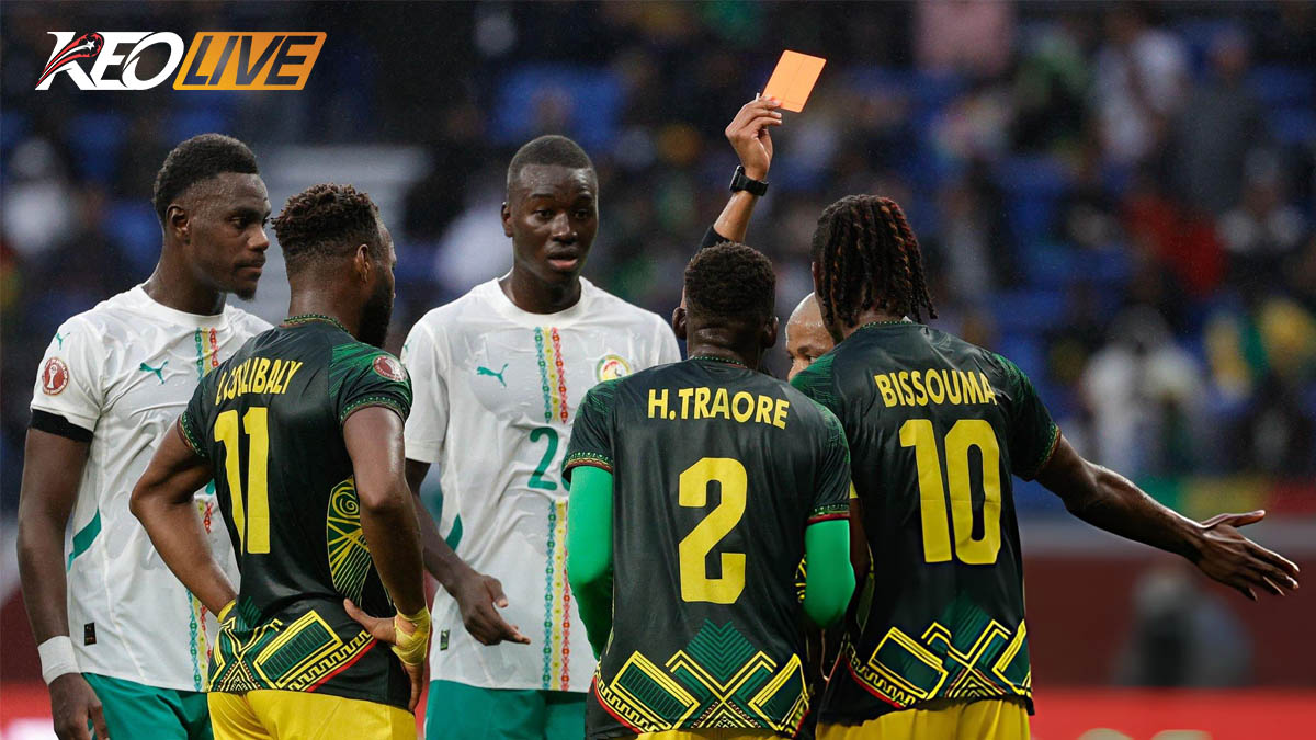 Tấm thẻ đỏ của Bissouma khiến Mali không thể gượng dậy được | Keolive