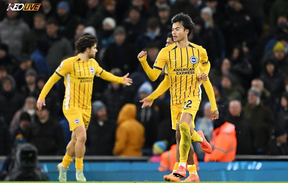Mitoma tỏa sáng đúng lúc đem về 1 điểm cho Brighton | Keolive