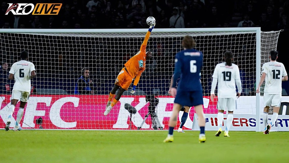 Thủ thành Nkambadio có một ngày thi đấu vô cùng xuất sắc | Keolive