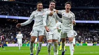 Hình ảnh cho bài Mbappe chạm mốc 50 bàn LaLiga, Real Madrid thắng trận đầu thời Arbeloa