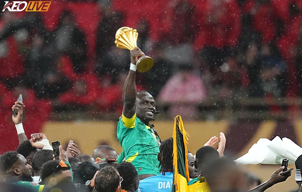 Mané có lần thứ hai nâng cao chức vô địch AFCON | Keolive