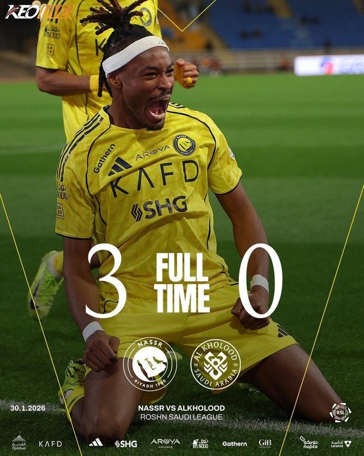 Al-Kholood 0-3 Al-Nassr | Keolive