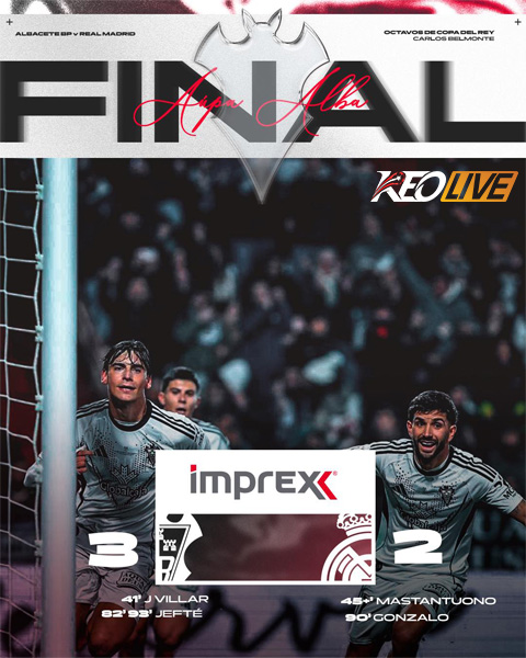 Albacete 3-2 Real Madrid | Keolive