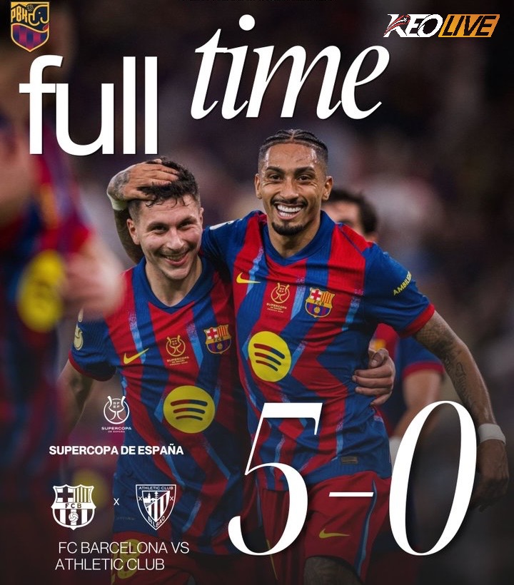 Barcelona 5-0 Athletic Club | Keolive