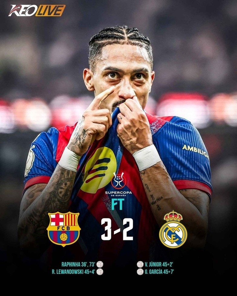 Barcelona 3-2 Real Madrid | Keolive