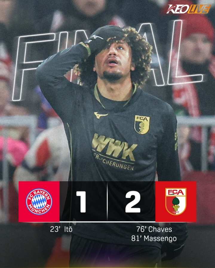 Ket qua Bayern München vs Augsburg 26012026 | Keolive