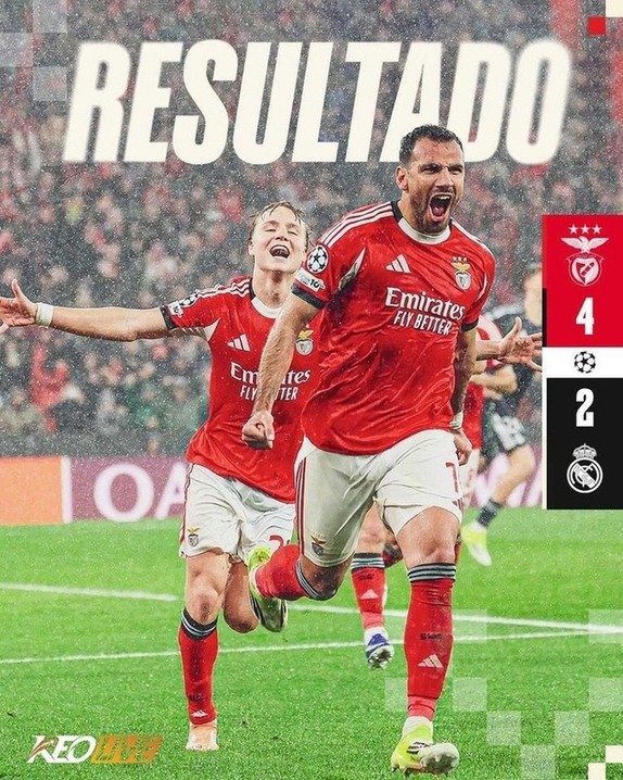 Benfica 4-2 Real Madrid | Keolive