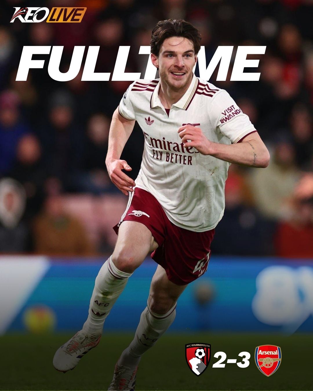 Bournemouth 2-3 Arsenal | Keolive