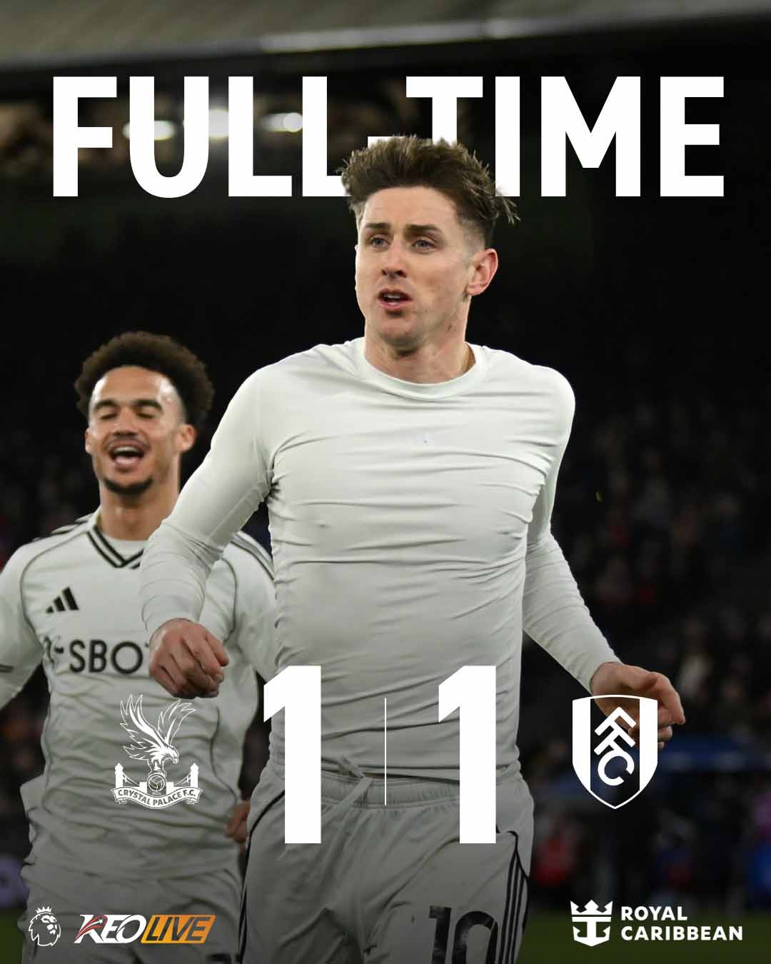 Crystal Palace 1-1 Fulham | Keolive