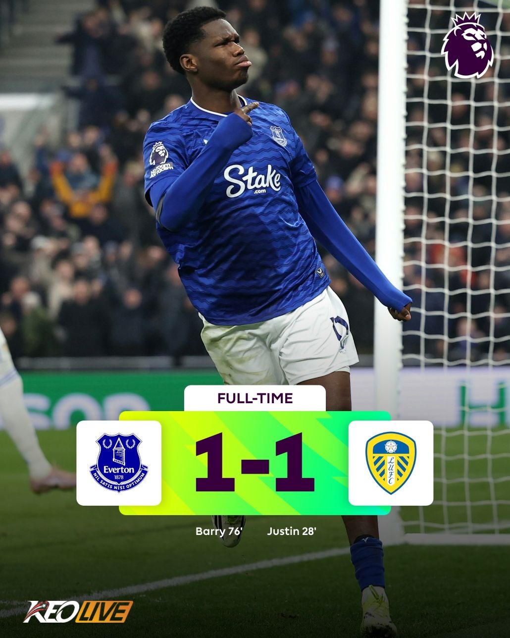 Everton 1-1 Leeds United | Keolive