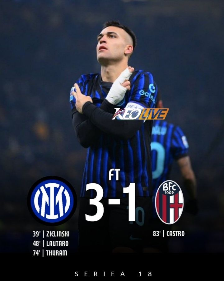 Inter Milan 3-1 Bologna | Keolive