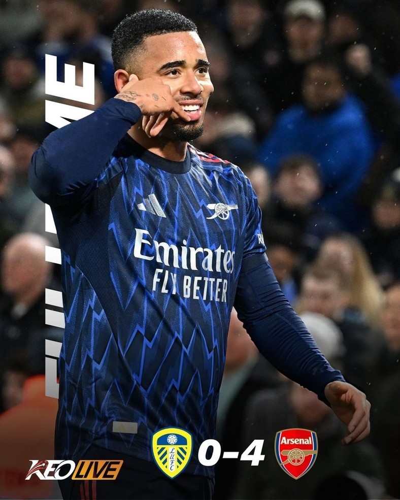 Leeds 0-4 Arsenal | Keolive