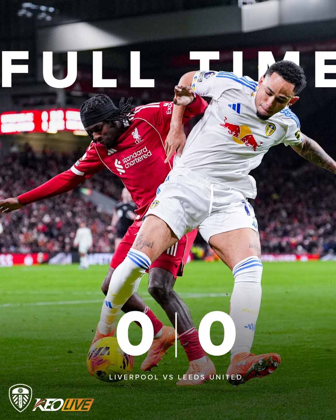 Liverpool 0-0 Leeds United | Keolive