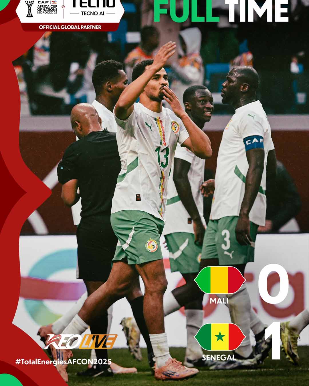 Mali 0-1 Senegal | Keolive