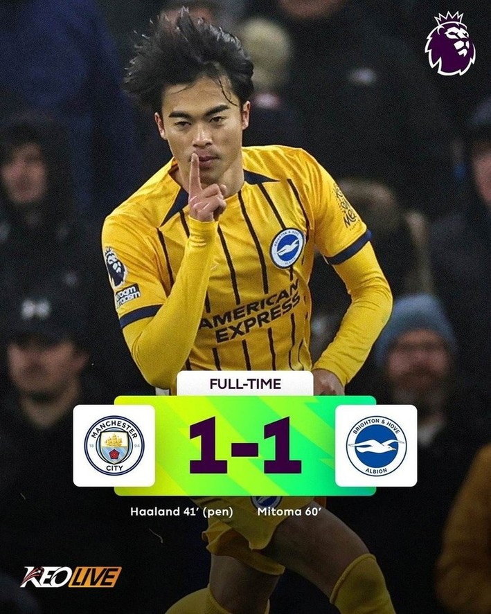 Manchester City 2-0 Brighton | Keolive