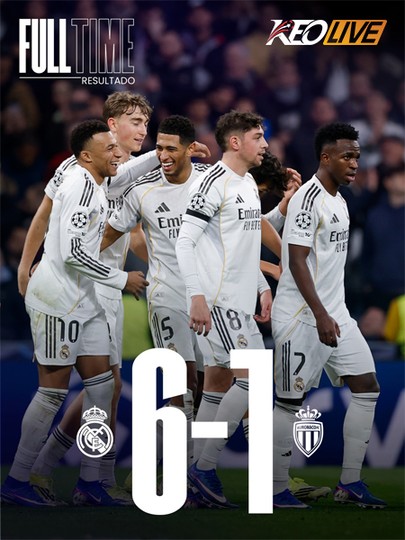 Real Madrid 6-1 AS Monaco | Keolive