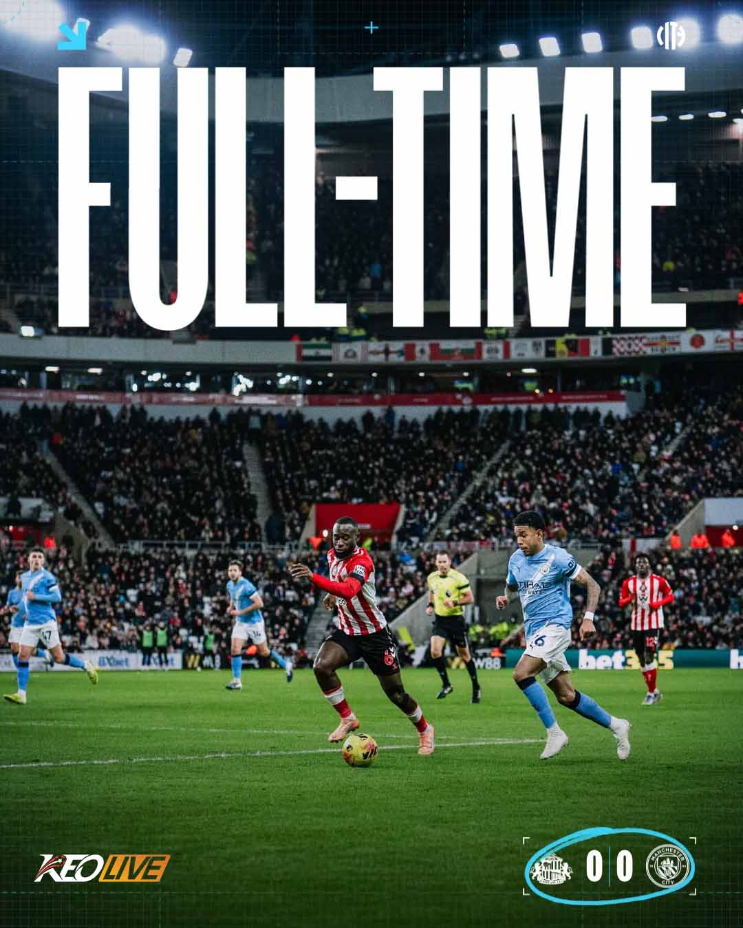 Sunderland 0-0 Manchester City | Keolive