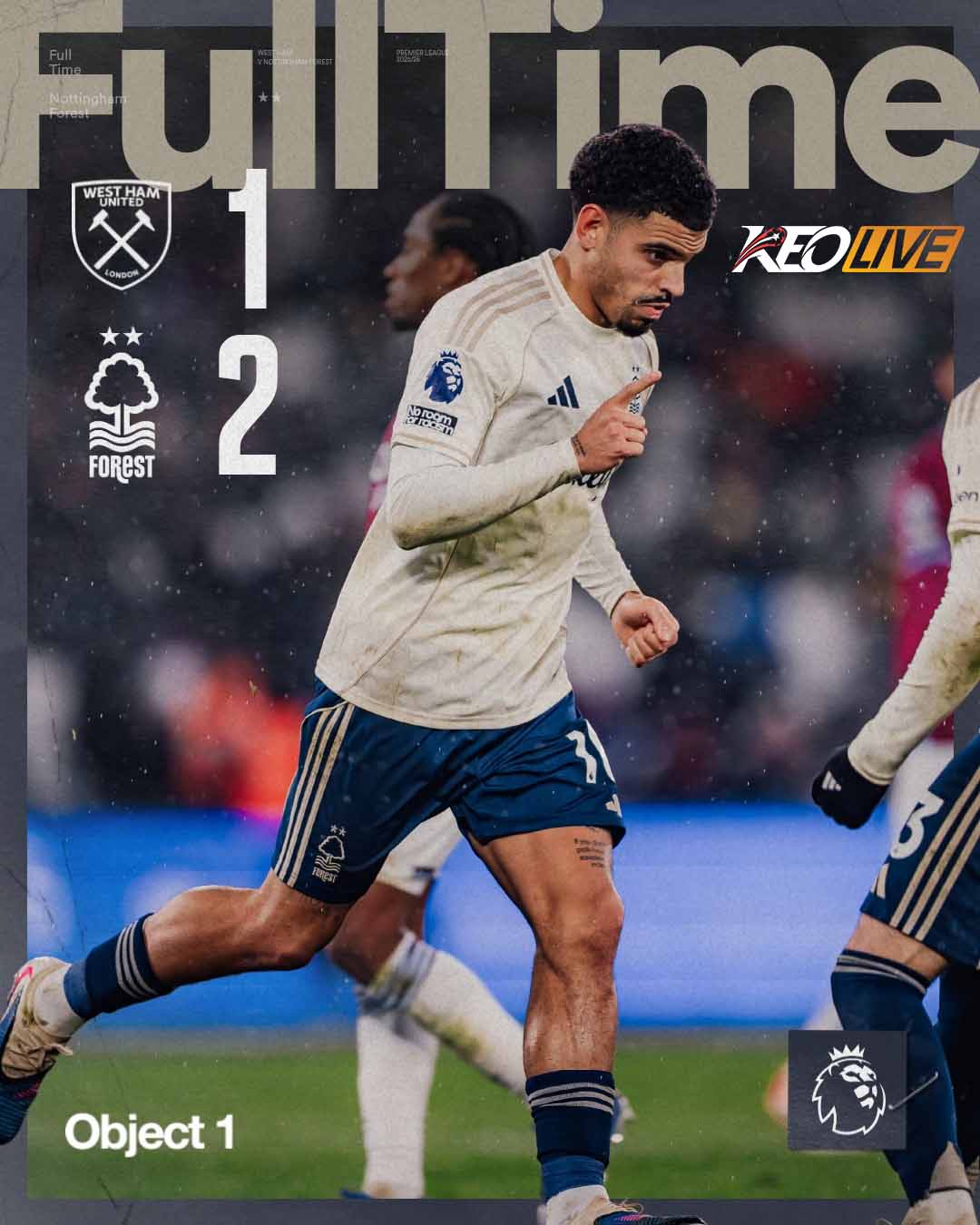 West Ham 1-2 Nottingham Forest | Keolive