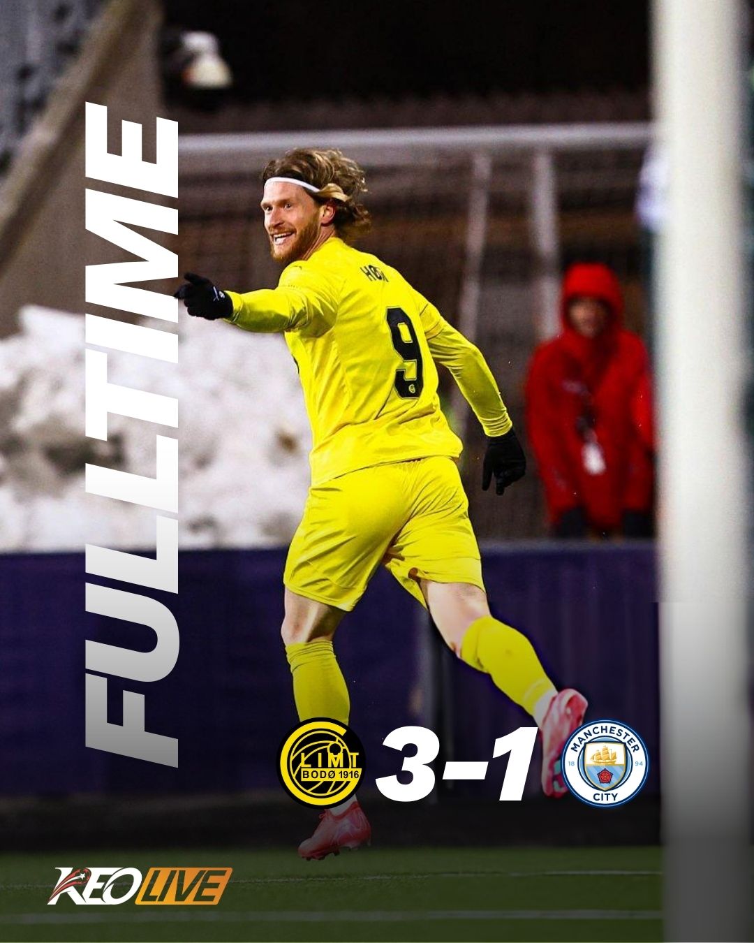 Bodo/Glimt 3-1 Manchester City | Keolive