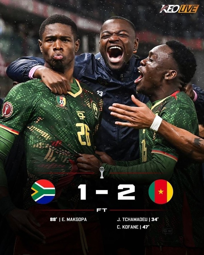 Cameroon 2-1 Nam Phi | Keolive