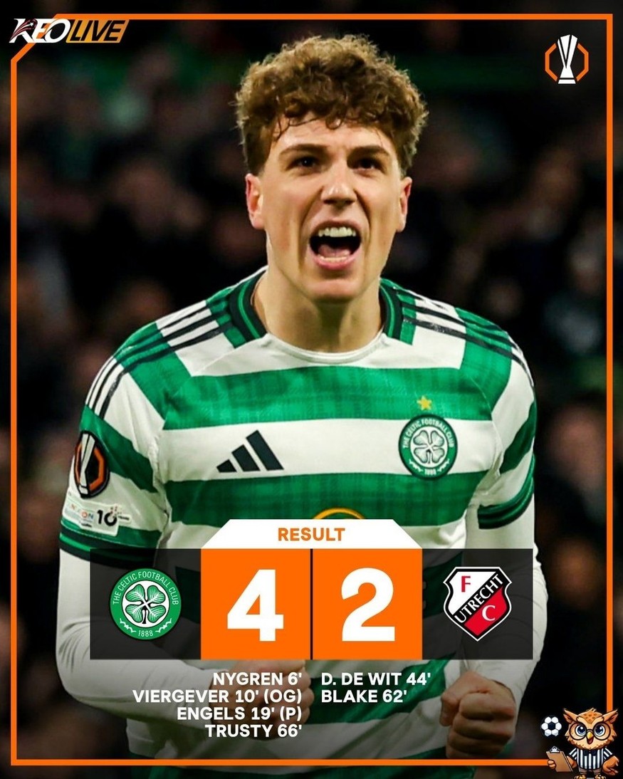 Celtic 4-2 Utrecht | Keolive